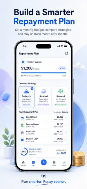 Debt off planner screenshot 1