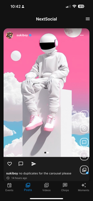 Next Social App Screenshot 4 of 10
