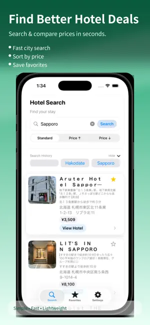 Japan Hotel Search screenshot 2