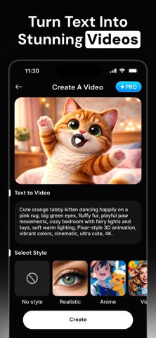Flick AI : AI Video Generator iPhone screenshot