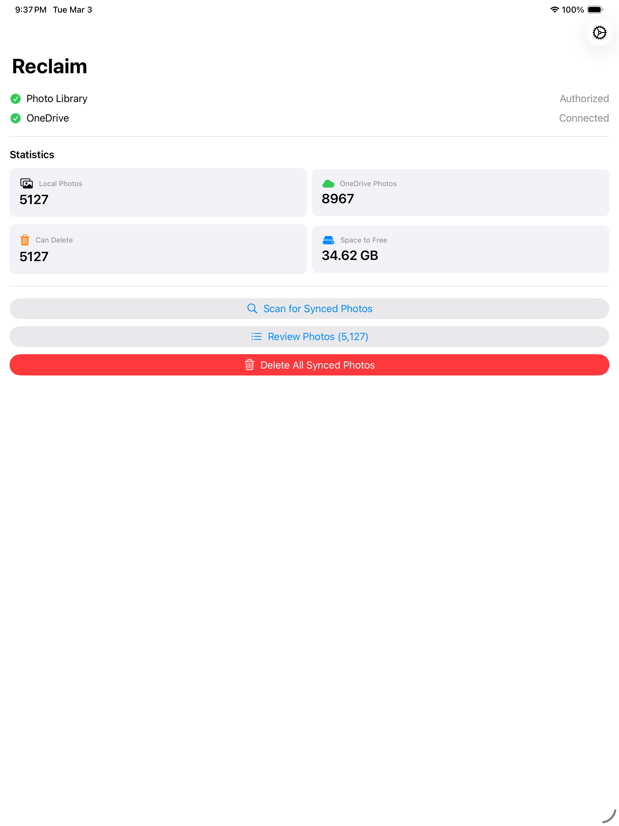 Reclaim: Free Up Photo Storage