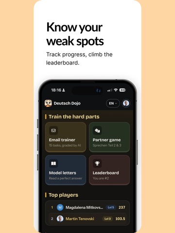 DeutschDojo iPad screenshot