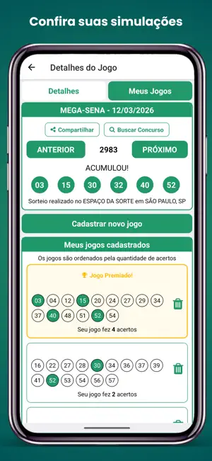 Resultados Loteria do Brasil screenshot 3