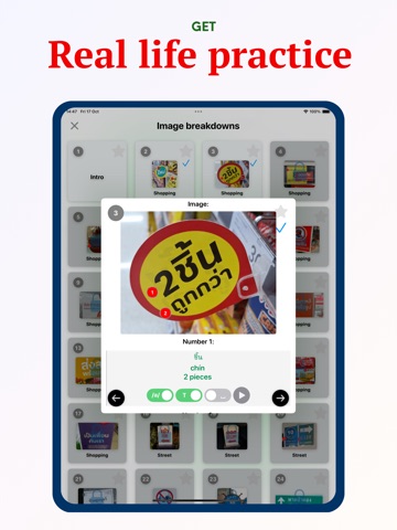 Enjoy Thai Learning iPad screenshot