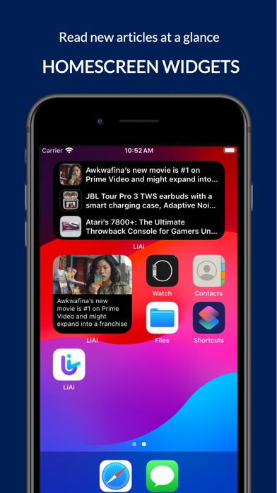 LiAi - Summarizing Tech News Screenshot