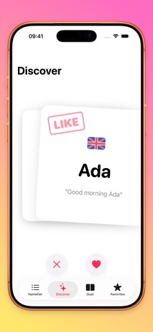 Nameher app screenshot