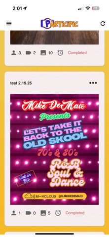 ParticiPic Mobile screenshot