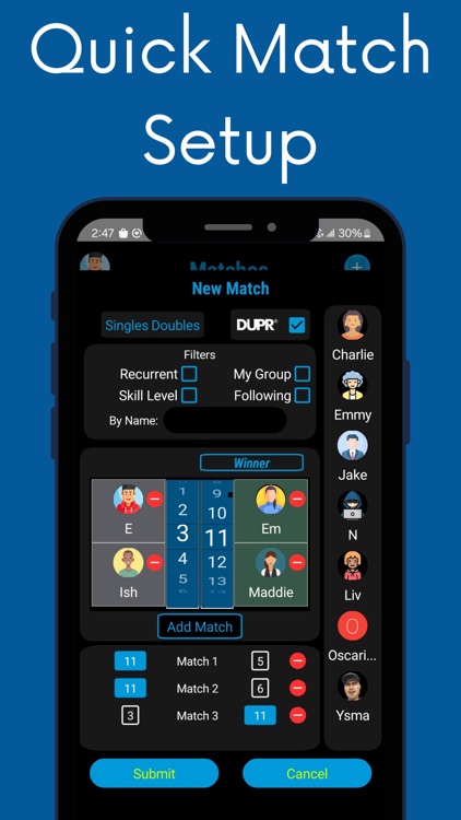 Pickleball Scheduler & Tracker screenshot-5