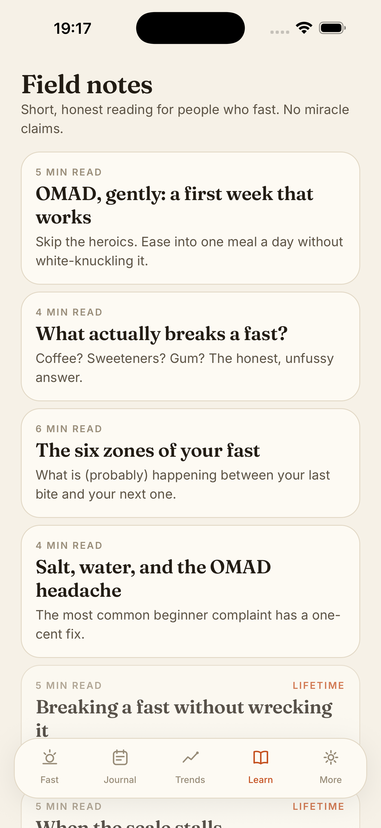 Sundial: Fasting & OMAD Timer screenshot 4