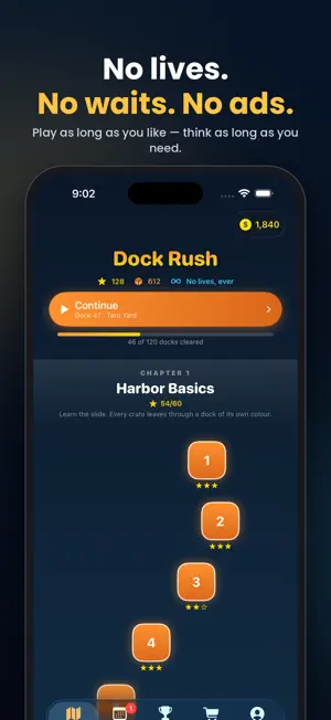 Dock Rush: Color Sort screenshot 2