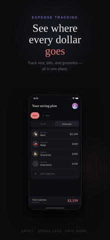 Savey screenshot