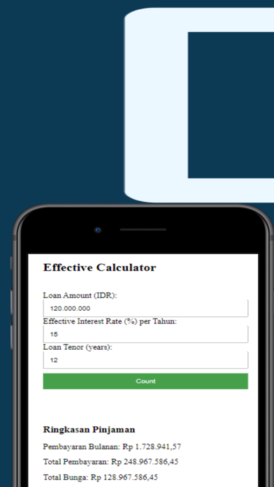 Loan Calc: EMI Loan Calculator Screenshot