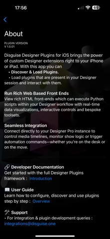 Disguise Plugins screenshot