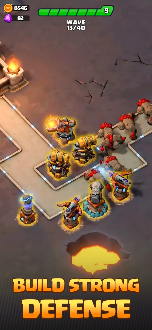 Arcane Arena: Tower Defense TD iOS Mod IPA screenshot 4 - iOS game interface