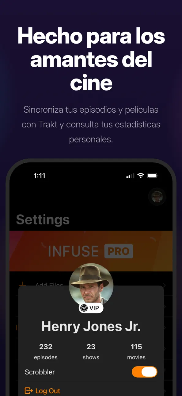 Infuse Plus screenshot 6 - iOS app interface