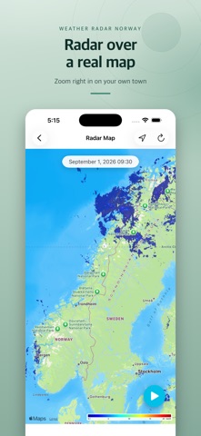 Weather Radar Norway – Rain screenshot