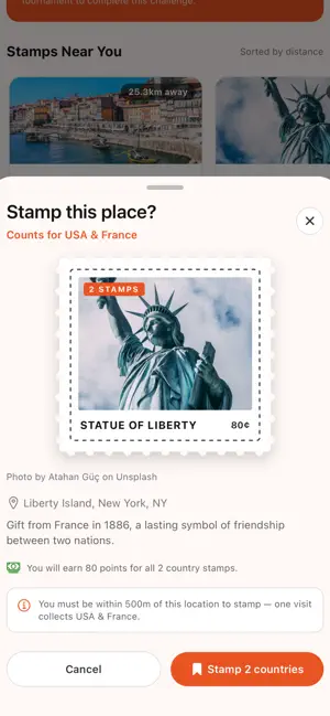 Stamps: Passport Game screenshot 1