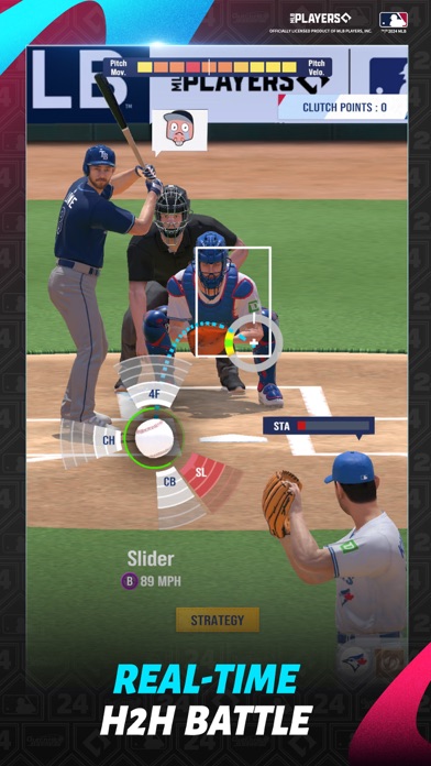 MLB Clutch Hit Baseball Screenshot