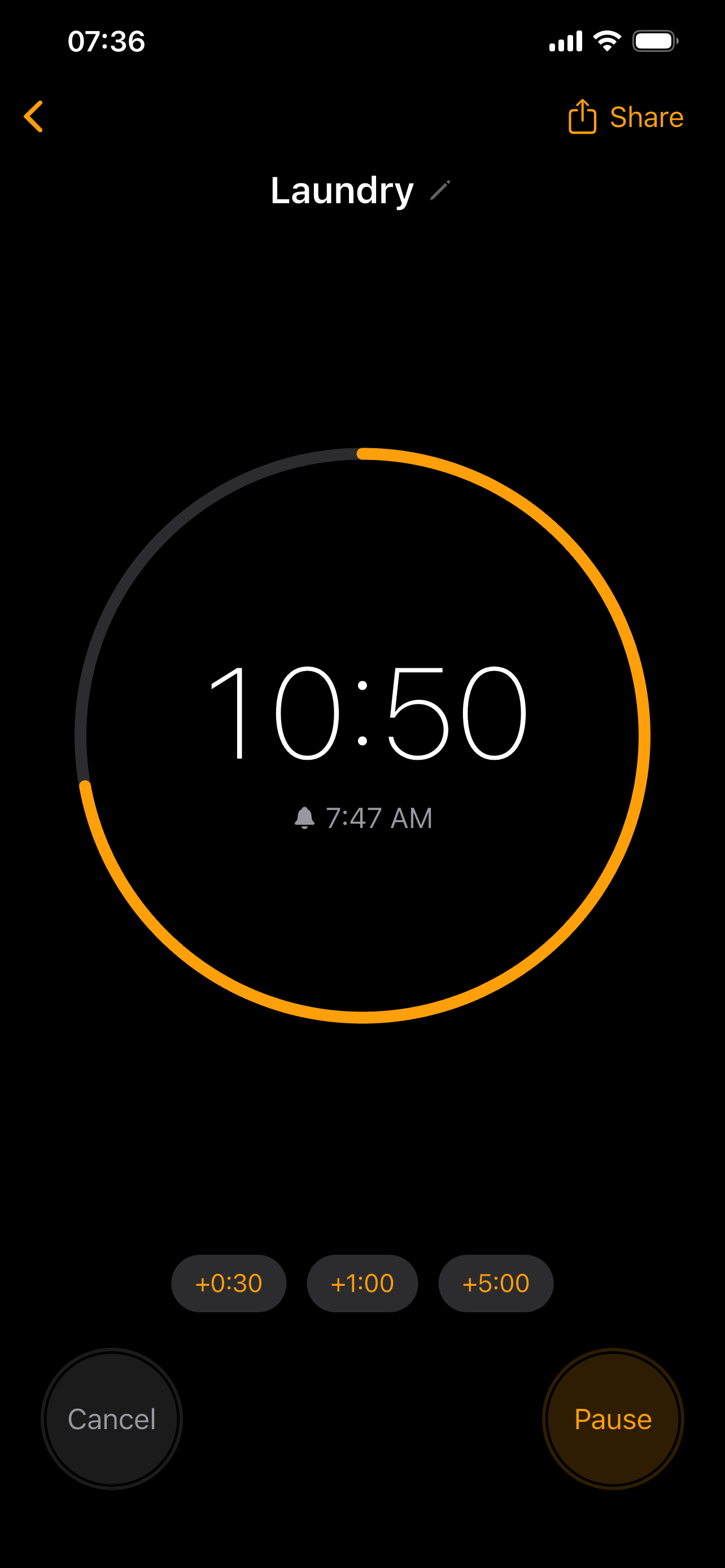 ShareTimers screenshot 2