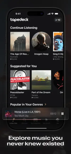 Tapedeck - Music Superfan App screenshot 4