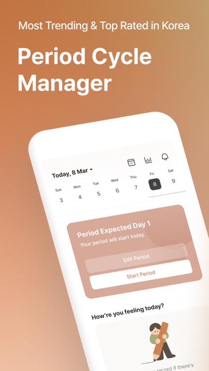 Happy Moonday: Period Tracker