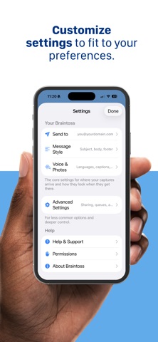 Braintoss App Store preview screenshot 7
