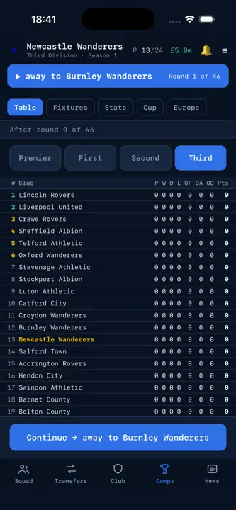 Tactical manager screenshot 3