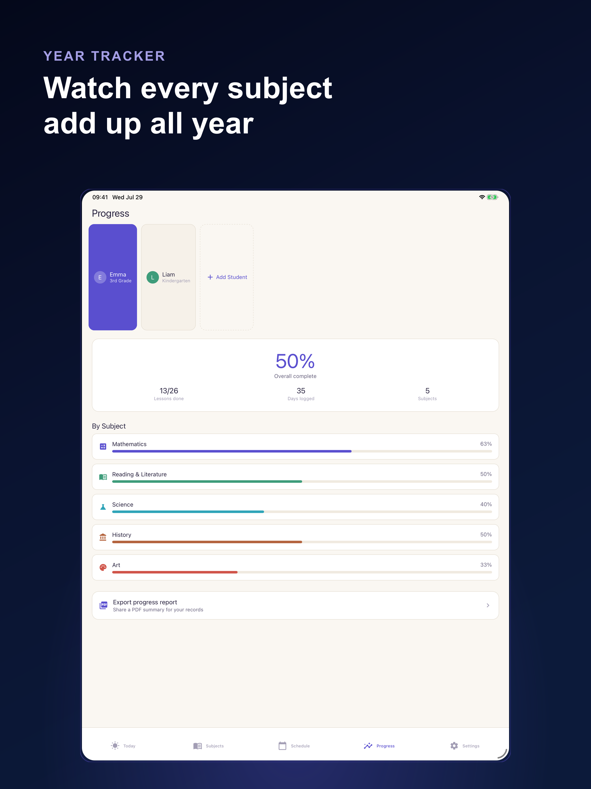 Homeschool Planner: Curriculum screenshot 8