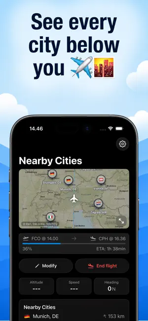 FlyNear: Flight Tracker & Maps screenshot 3