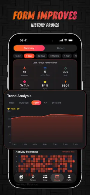 OptiRep - Exercise Rep Counter screenshot 4