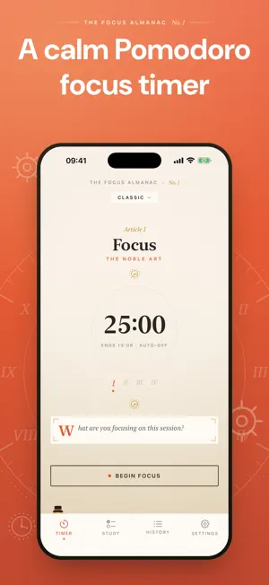 Pomodoro Timer: MonsieurTick screenshot 1