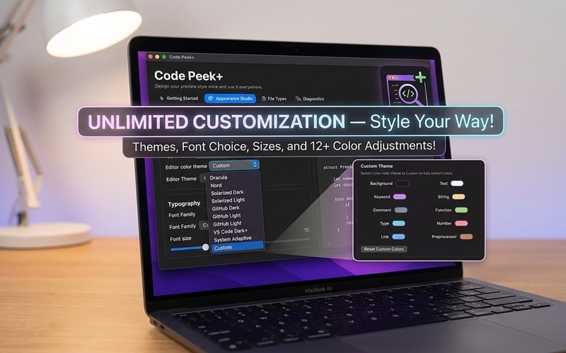 Code Peek+ — screenshot 2