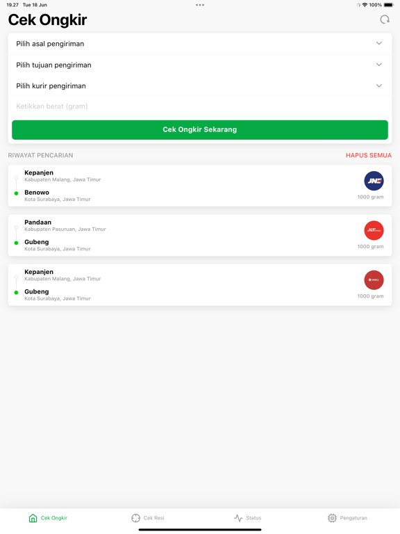App screenshot