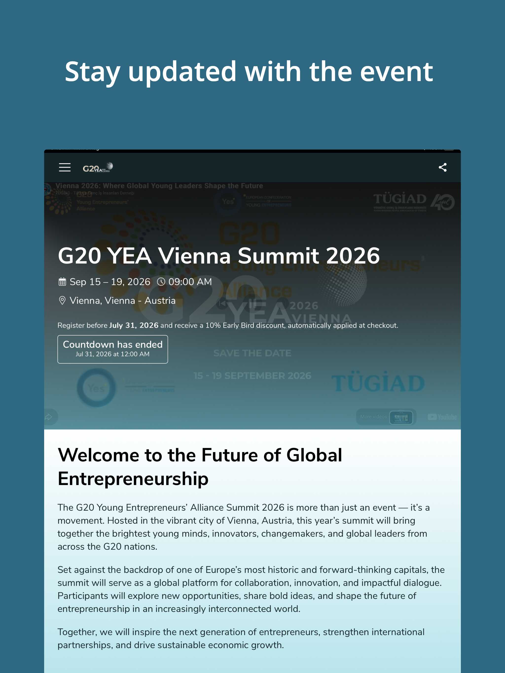 G20 YEA Summit screenshot 6