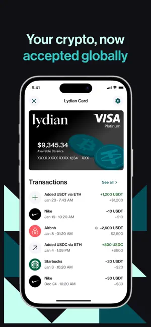 Lydian Wallet screenshot 4