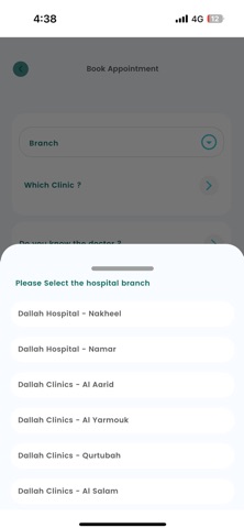 Dallah Hospitals  مستشفيات دله iPhone screenshot 5