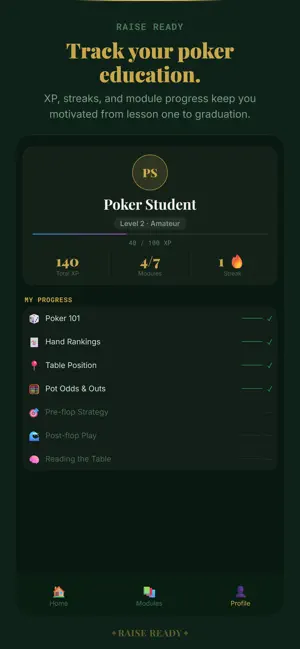 Raise Ready: Learn Poker screenshot 4