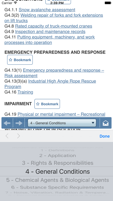BC OHS Regulation Screenshot