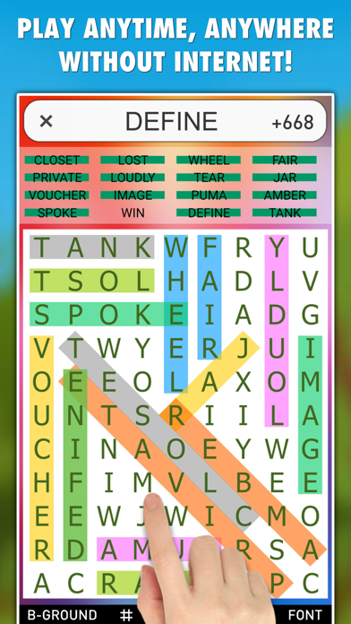 Screenshot #3 pour The Word Search Games