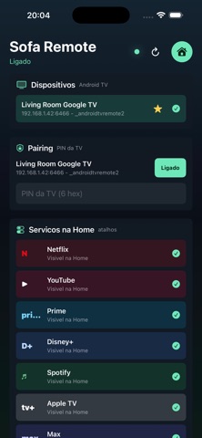 Sofa Remote screenshot