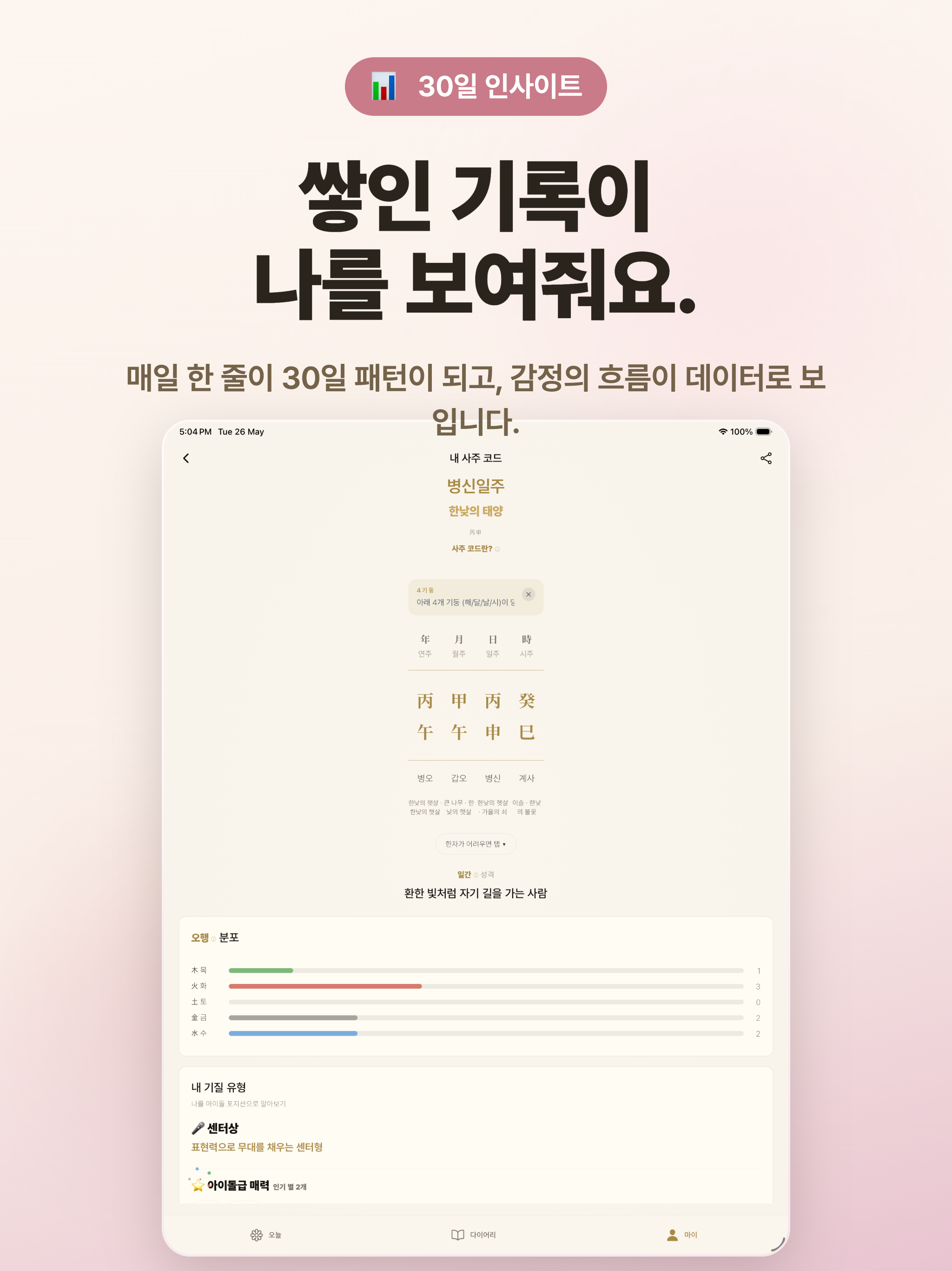 한결: 감정 일기·성격 유형·닮은 아이돌 screenshot 14