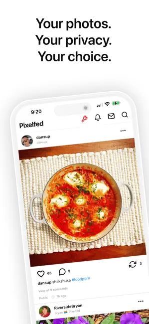 Pixelfed iPhone screenshot 1