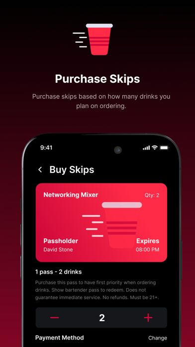 Screenshot 3 of SipSkip App