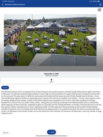 Long Island Seafood Trail iPad screenshot