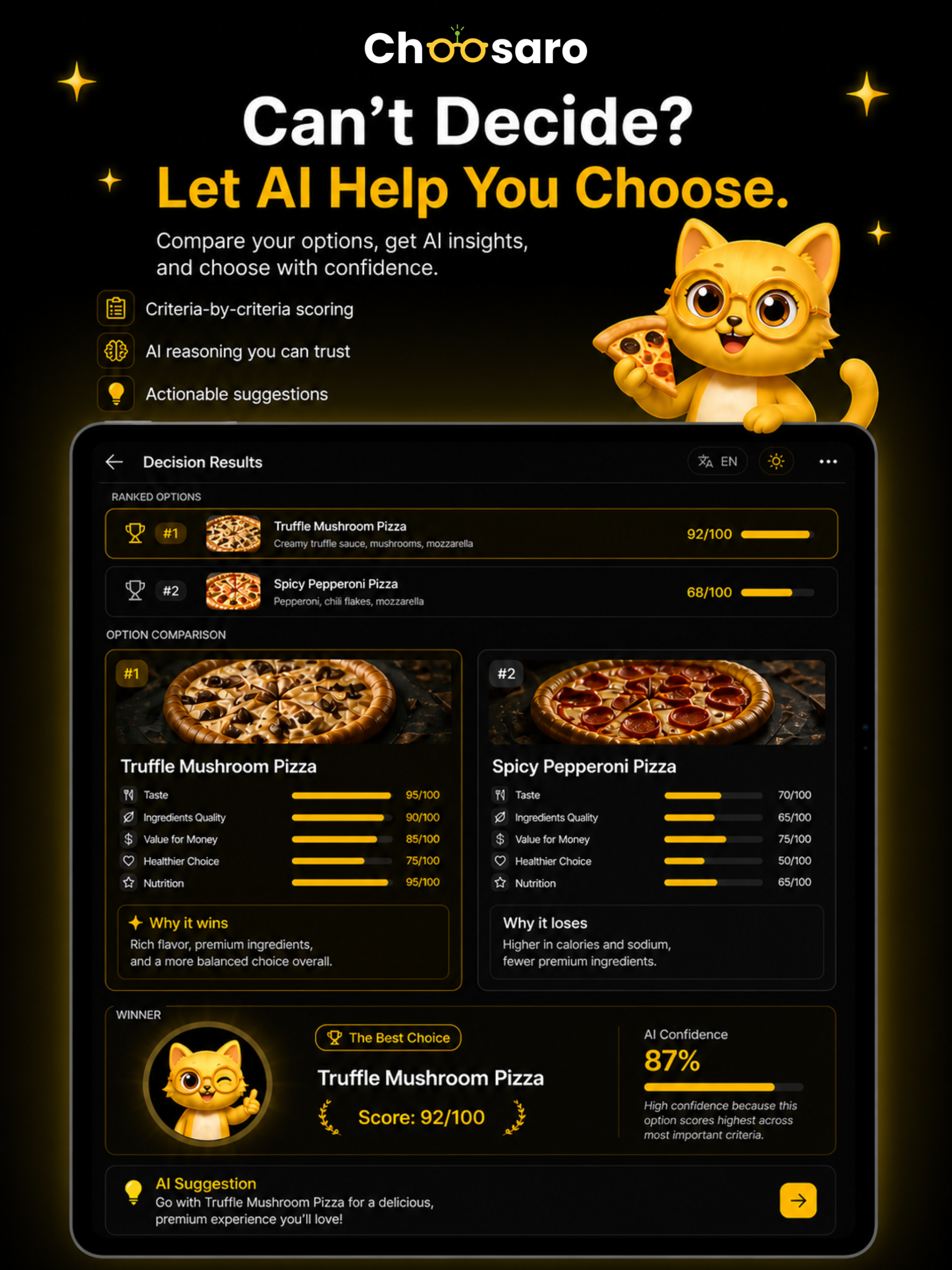Choosaro: AI Decision Maker screenshot 14