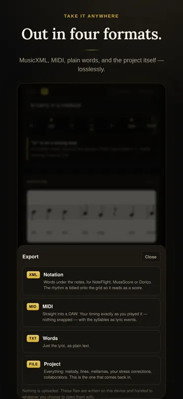 Melisma: Lyrics & Melody screenshot 1 of 5