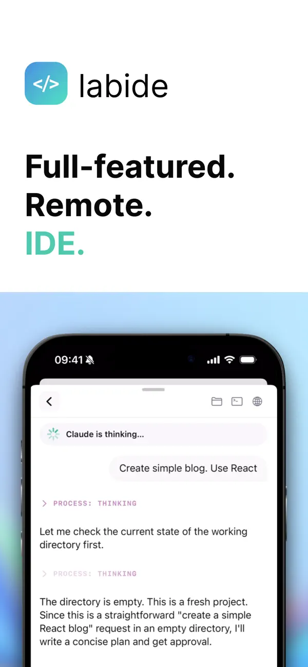 #1. Labide - Remote Dev Studio (iOS) 由: Maxim Merkurev