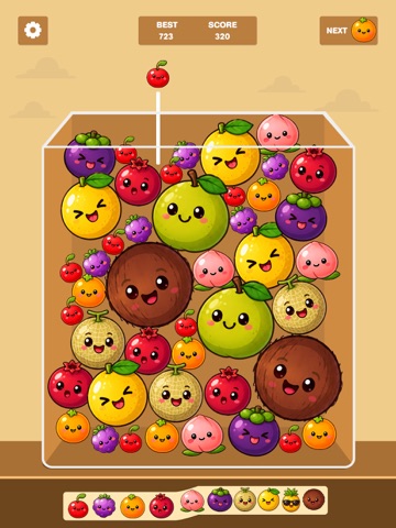 Fruit Fall: Match Fruit Puzzle iPad screenshot