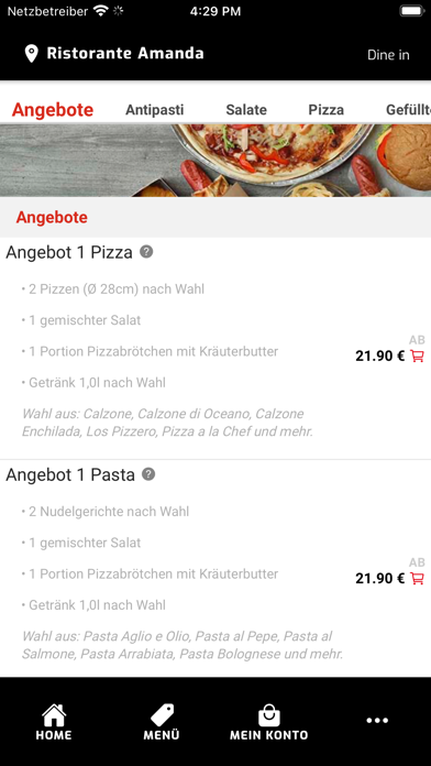 Ristorante Amanda Screenshot