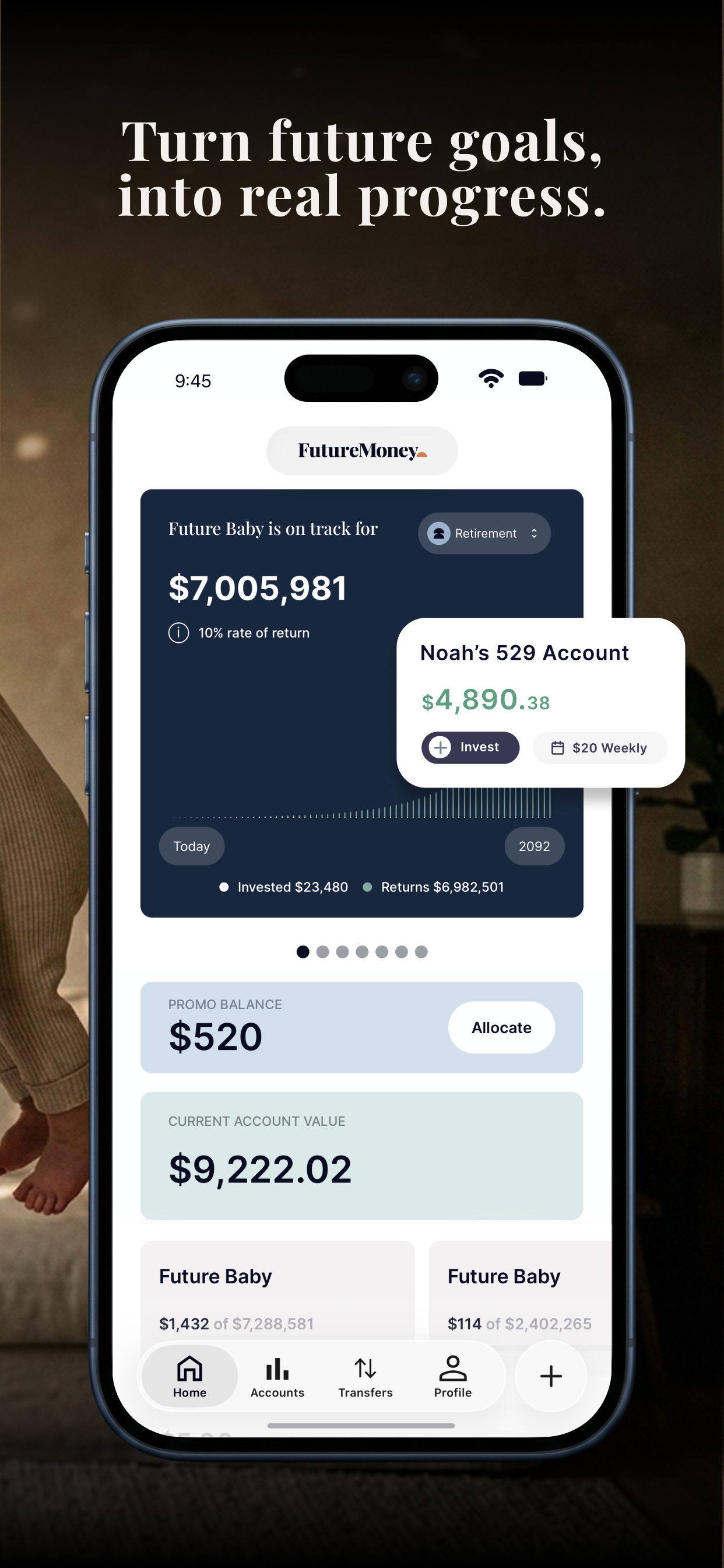 FutureMoney: Early Investing screenshot 2
